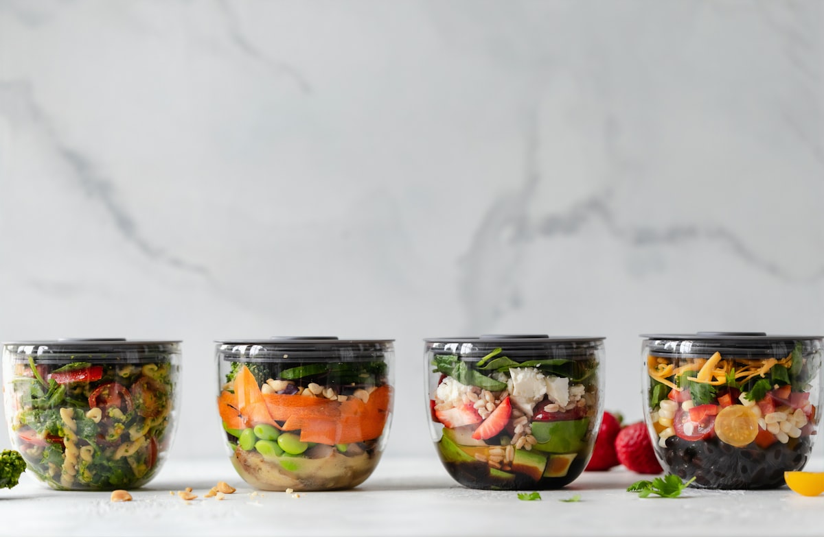 Nutritious meals prepared for fitness goals